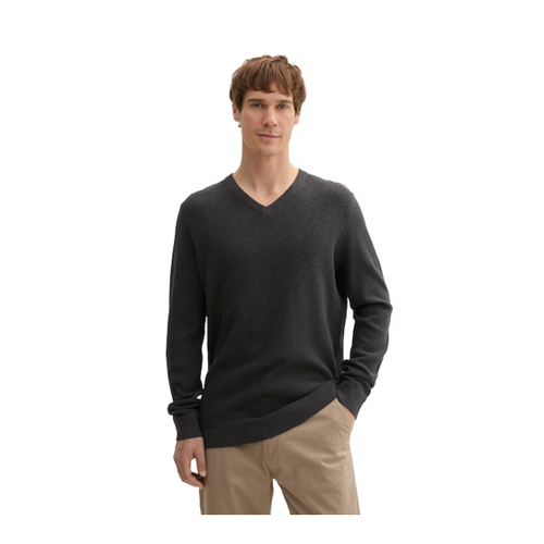 Bild von TOM TAILOR Strickpullover mit V-Ausschnitt – Der perfekte Begleiter für jede Gelegenheit