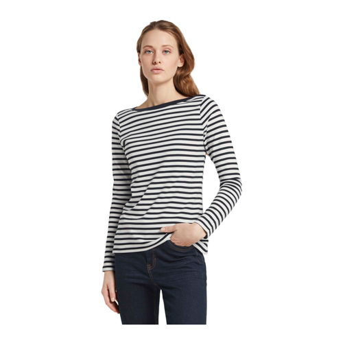 Bild von TOM TAILOR Denim Langarmshirt aus Bio-Baumwolle für Damen