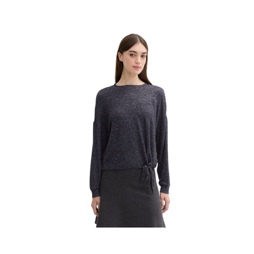 Bild von TOM TAILOR Denim Damen Basic Langarmshirt mit Knotendetail