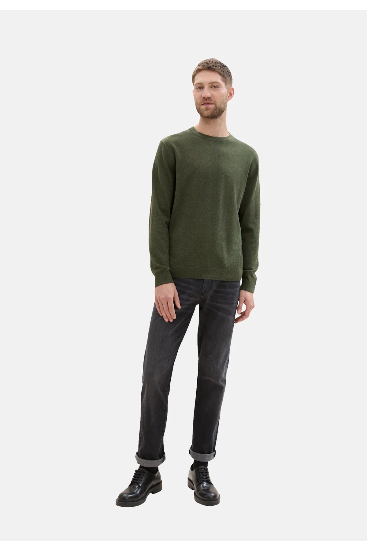 Bild von Tom Tailor Pullover Strickpullover R-ausschnitt für Herren - 3XL