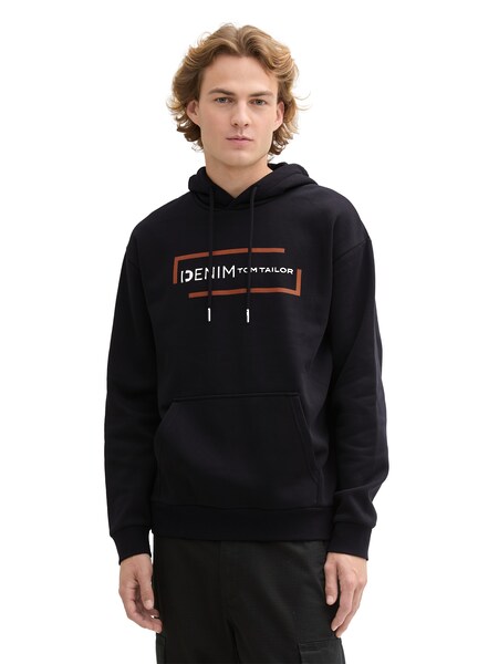 Bild von Regular Fit Hoodie aus Baumwoll-Mix mit Label-Print