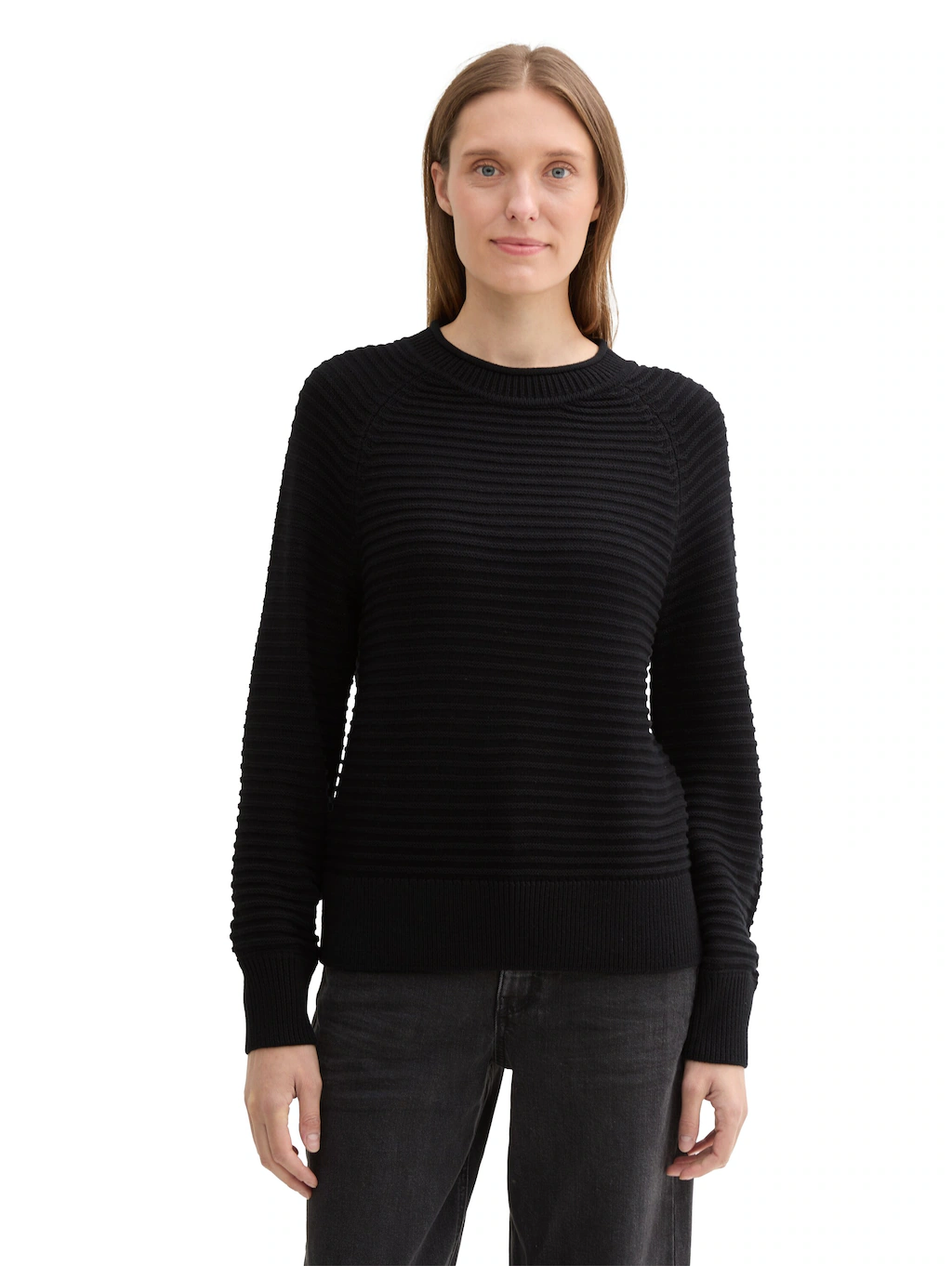 Bild von Tom Tailor Denim Osmanisches Strukturiertes Sweatshirt für Damen - L