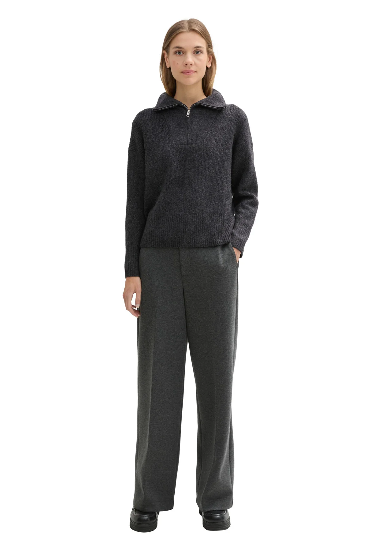 Bild von Tom Tailor Denim Lässiger Zip-troyer für Damen - M