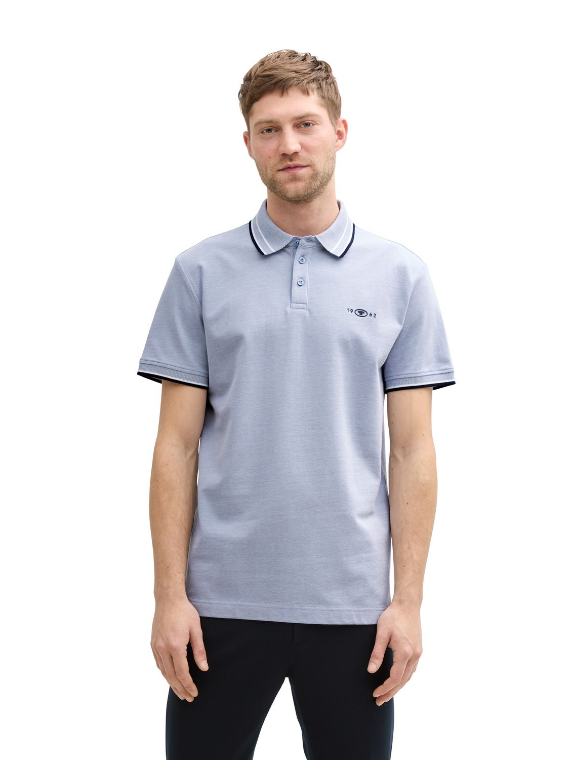 Bild von Tom Tailor Herren Poloshirt POLO WITH PRINT - Regular Fit