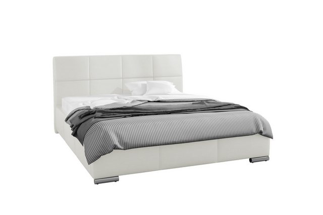 Bild von 99rooms Polsterbett Jayden (Schlafzimmerbett, Bett), 120/140/160/180/200x200 cm, wahlweise mit Bettkasten, mit Lattenrost
