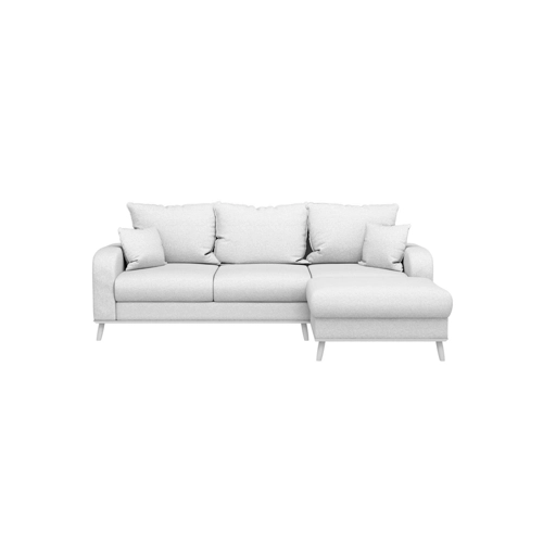 Bild von 99rooms Ontario Ecksofa Strukturstoff LARS Hellblau