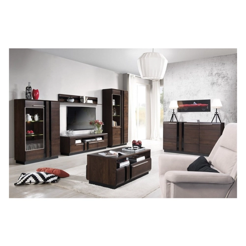 Bild von 99rooms Portolano Couchtisch Massivholz Schokolade Eiche
