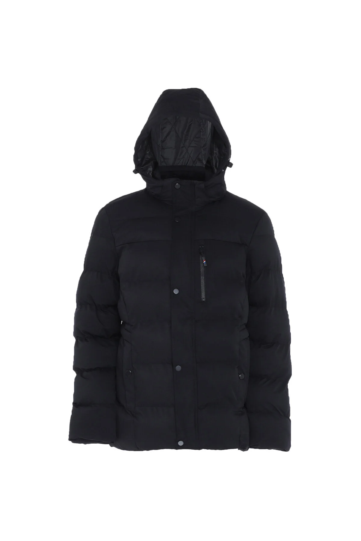 Bild von BRAELYN Winterjacke Schwarz Parka für Herren - L