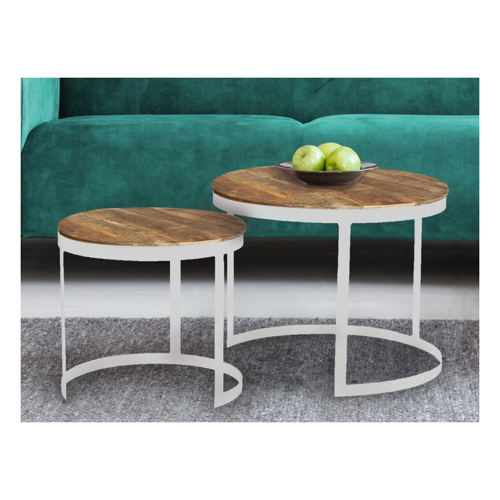 Bild von Voglrieder Couchtisch 2er Set rund - Austin
