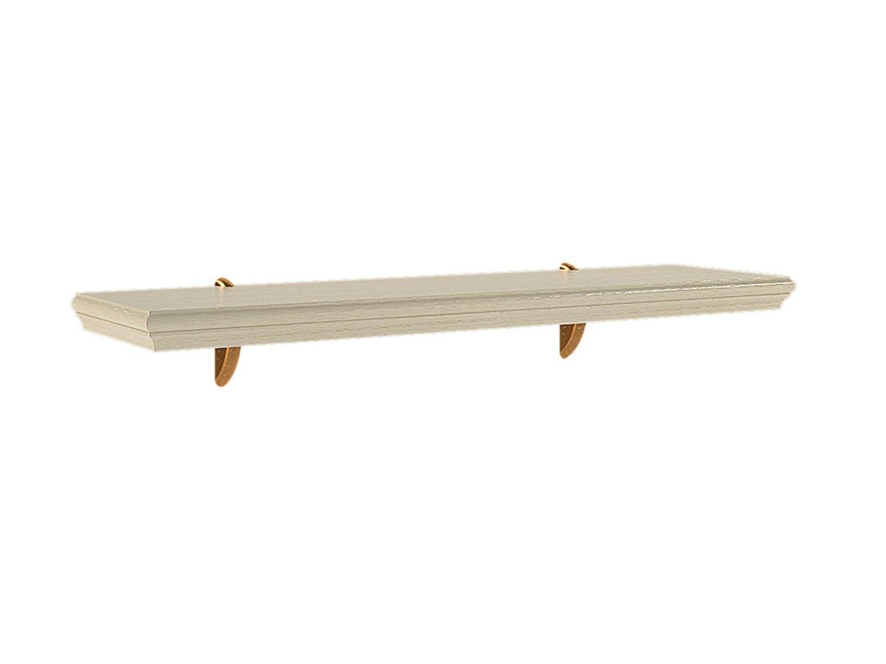 Bild von Wandbord mit Profilkante Duett B 100/140 cm incl. Steckbeschläge Pinie massiv Breite 100 cm Pinie lipizano
