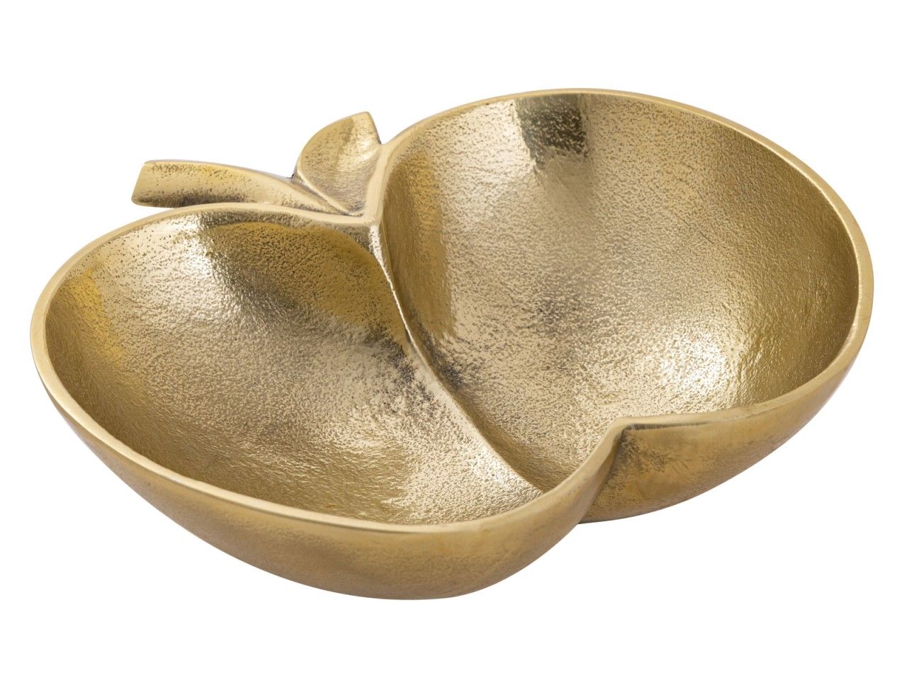 Bild von Apfel Schale Dekoschale Apple gold o. silber Aluminium gold