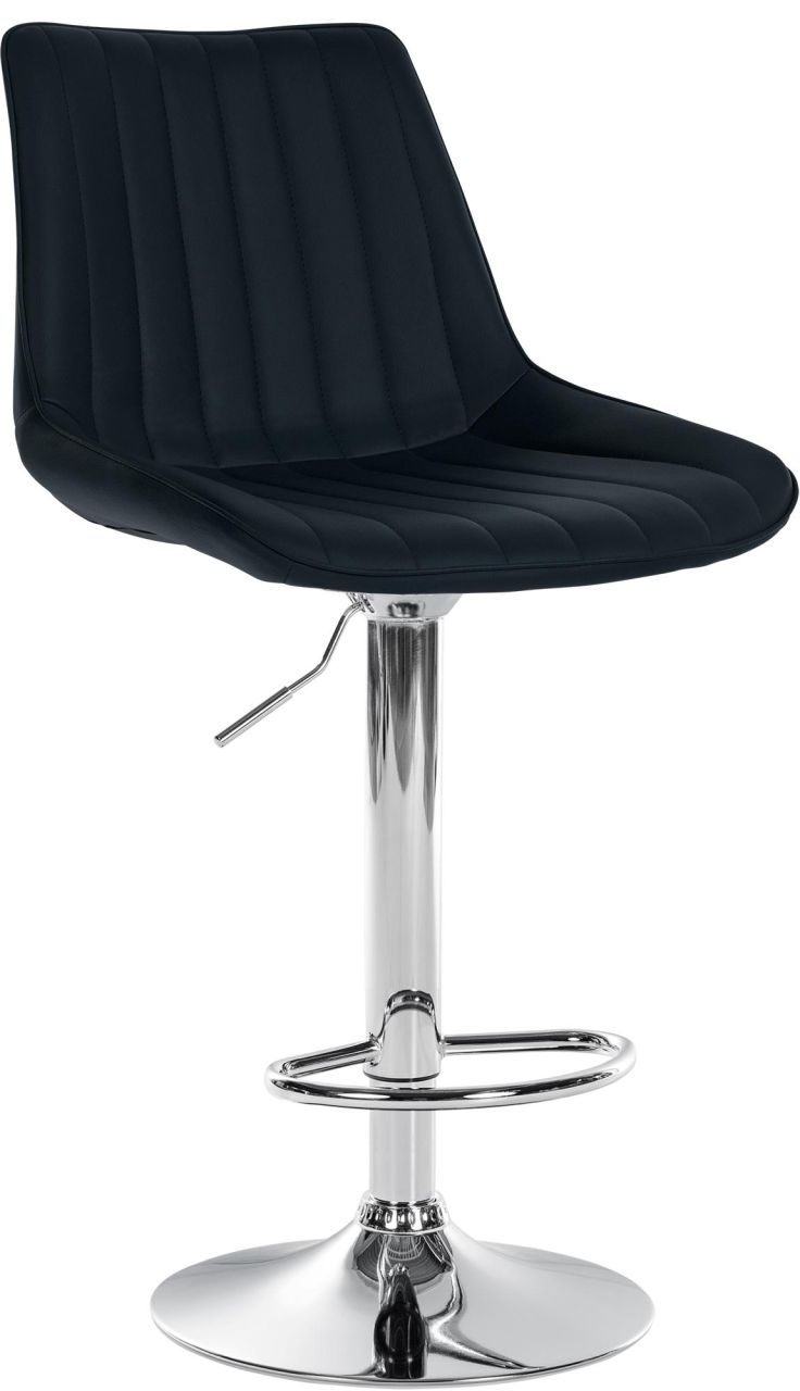 Bild von Barhocker Toni Kunstleder chrom schwarz