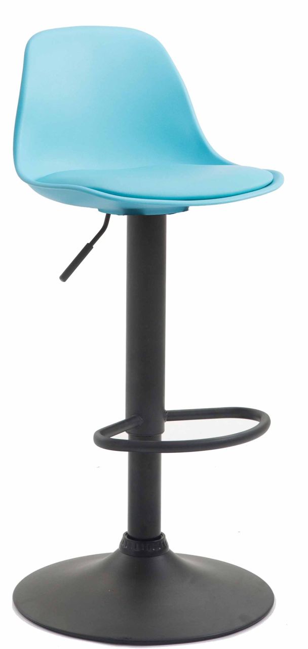 Bild von Barhocker Kiel Kunstleder schwarz blau