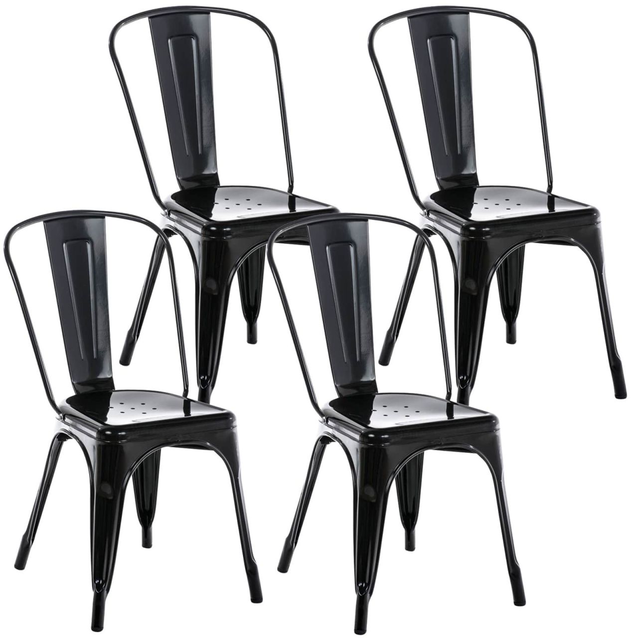 Bild von 4er Set Stuhl Benedikt schwarz
