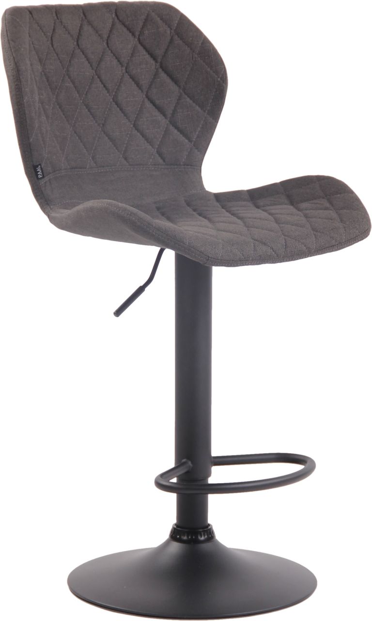 Bild von Barhocker Cork Stoff schwarz dunkelgrau