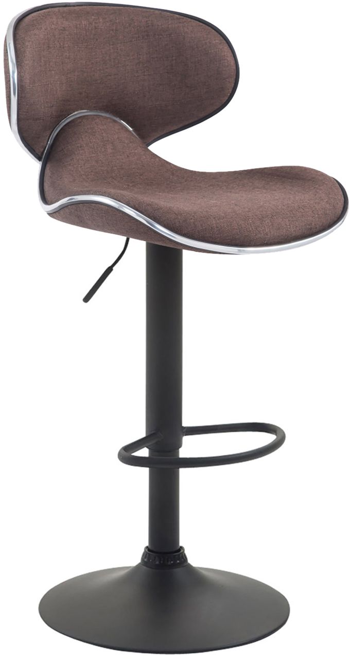 Bild von Barhocker Las Vegas V2 Stoff schwarz braun