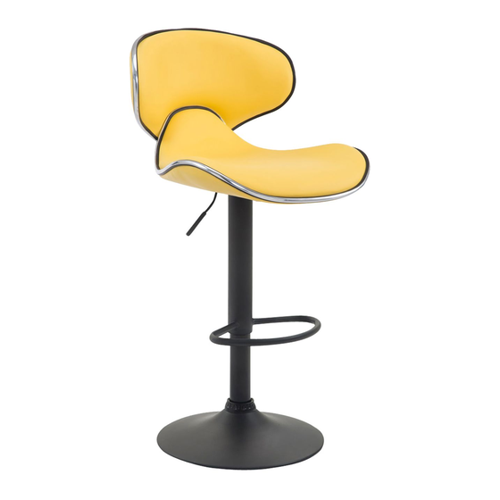 Bild von Barhocker Las Vegas V2 schwarz gelb von CLP – Komfort und Design vereint