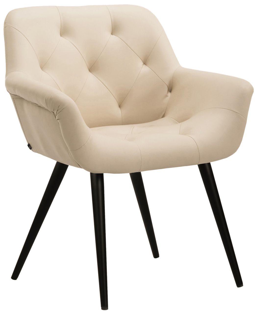 Bild von Esszimmerstuhl Langford Kunstleder creme