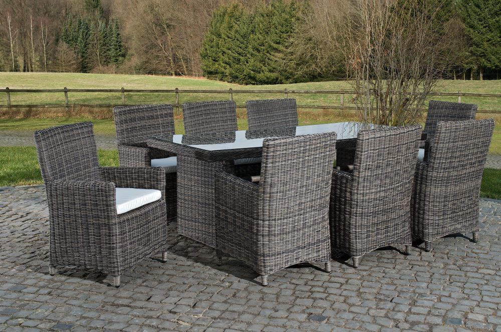 Bild von Sitzgruppe Fontana XL Creme grau-meliert