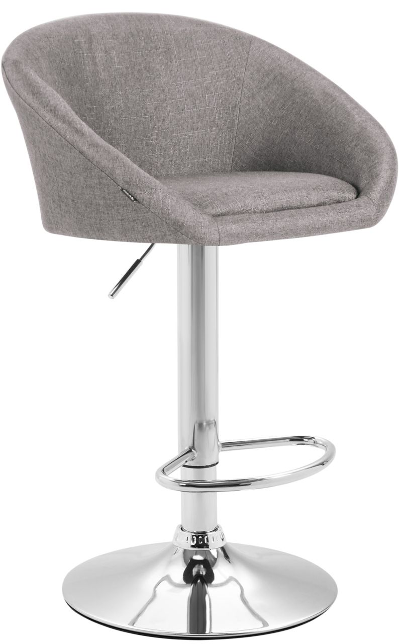 Bild von Barhocker Miami V2 Stoff C hellgrau