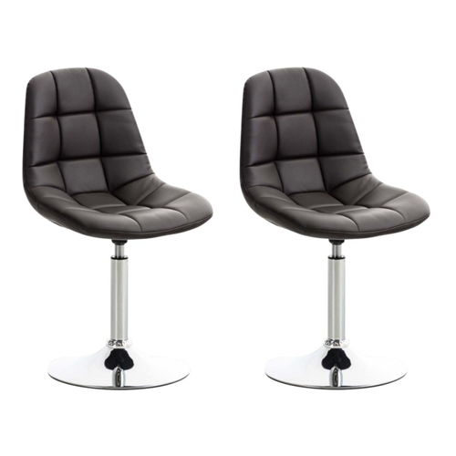 Bild von Stylisches 2er Set Stühle Emil aus Kunstleder