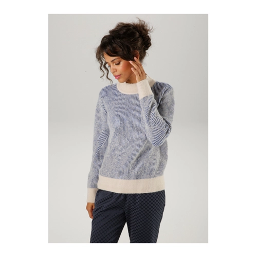 Bild von Aniston CASUAL Strickpullover im Streifen-Dessin