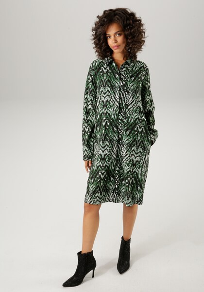 Bild von Aniston CASUAL Blusenkleid, im extravaganten Animal-Print- jedes Teil ein Unikat