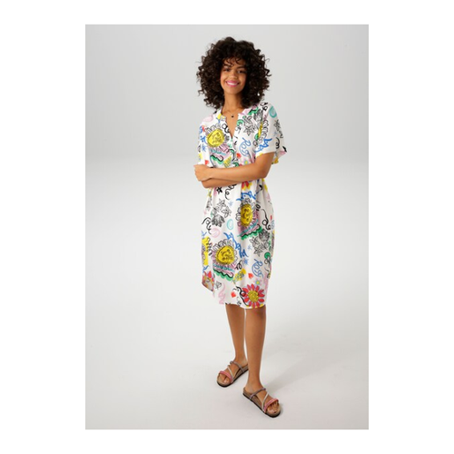 Bild von Aniston CASUAL Sommerkleid, mit farbenfrohem, kunstvollen Druck - NEUE KOLLEKTION