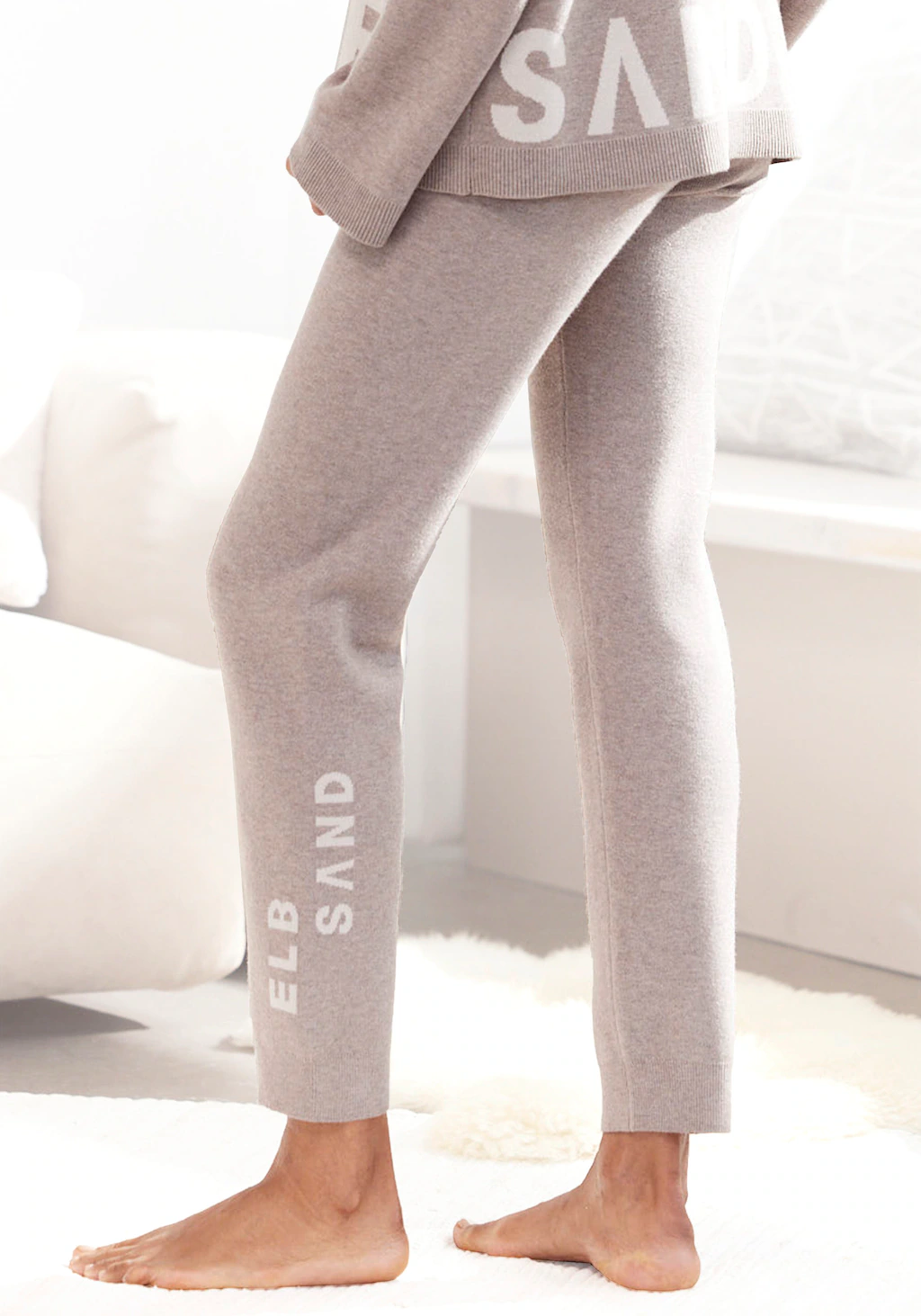 Bild von Elbsand Strickhose, aus weichem Strick, Loungewear