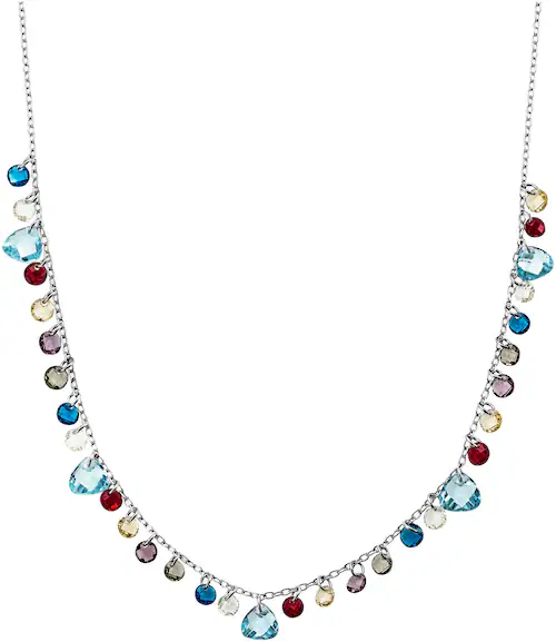 Bild von Firetti Kette mit Anhänger »Schmuck Geschenk Silber 925 Halsschmuck Halskette Herz«, mit Zirkonia (synth.)