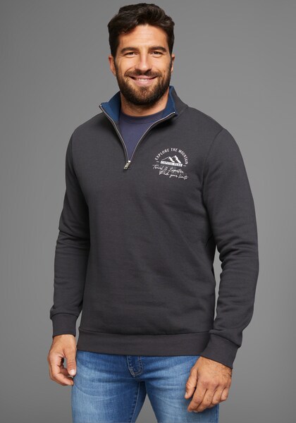 Bild von Man's World Sweatshirt, mit Kontrastkragen - NEUE KOLLEKTION