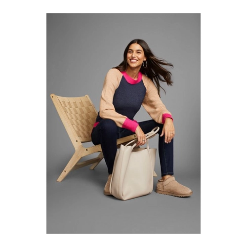 Bild von Laura Scott Rundhalspullover mit Colorblock - NEUE KOLLEKTION