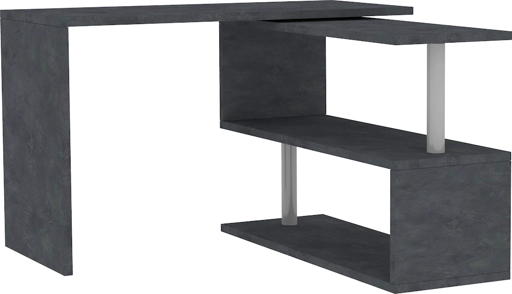Bild von INOSIGN Schreibtisch Volta, Made in Italy, multifunktional - als Computertisch, Eckschreibtisch oder Sideboard
