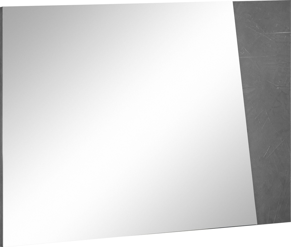 Bild von Spiegel INOSIGN "Vega", grau (zementfarben), B:80cm H:60cm T:2cm, Holzwerkstoff, Spiegel