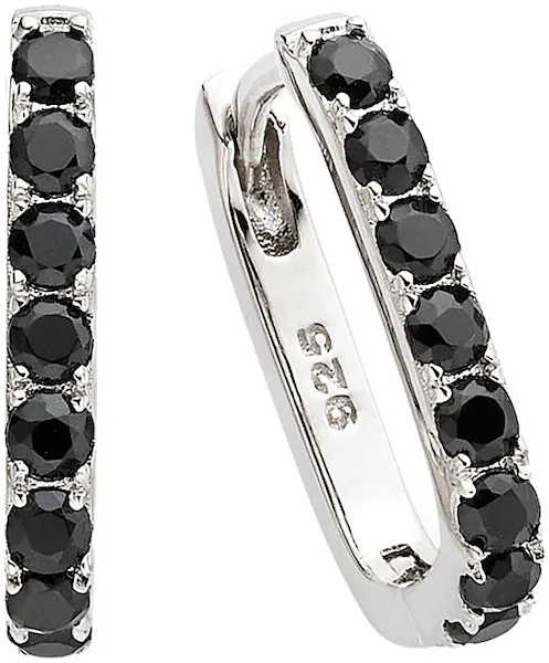 Bild von Aniston JEWELRY & WATCHES Paar Creolen »Schmuck Geschenk Ohrschmuck Ohrringe«, mit Zirkonia (synth.)