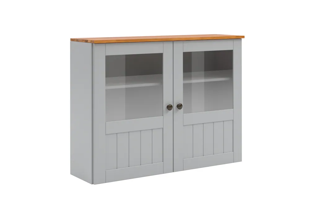 Bild von Home affaire Hängeschrank "Alby2", Mit Metallgriffen und Glastüren, Breite 100 cm
