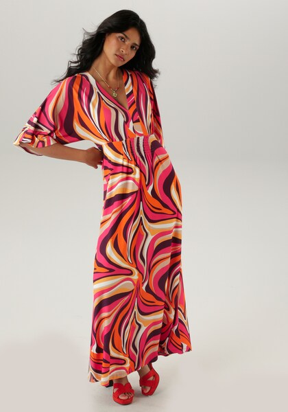 Bild von Aniston SELECTED Maxikleid, mit weiten, 3/4-langen Ärmeln - NEUE KOLLEKTION