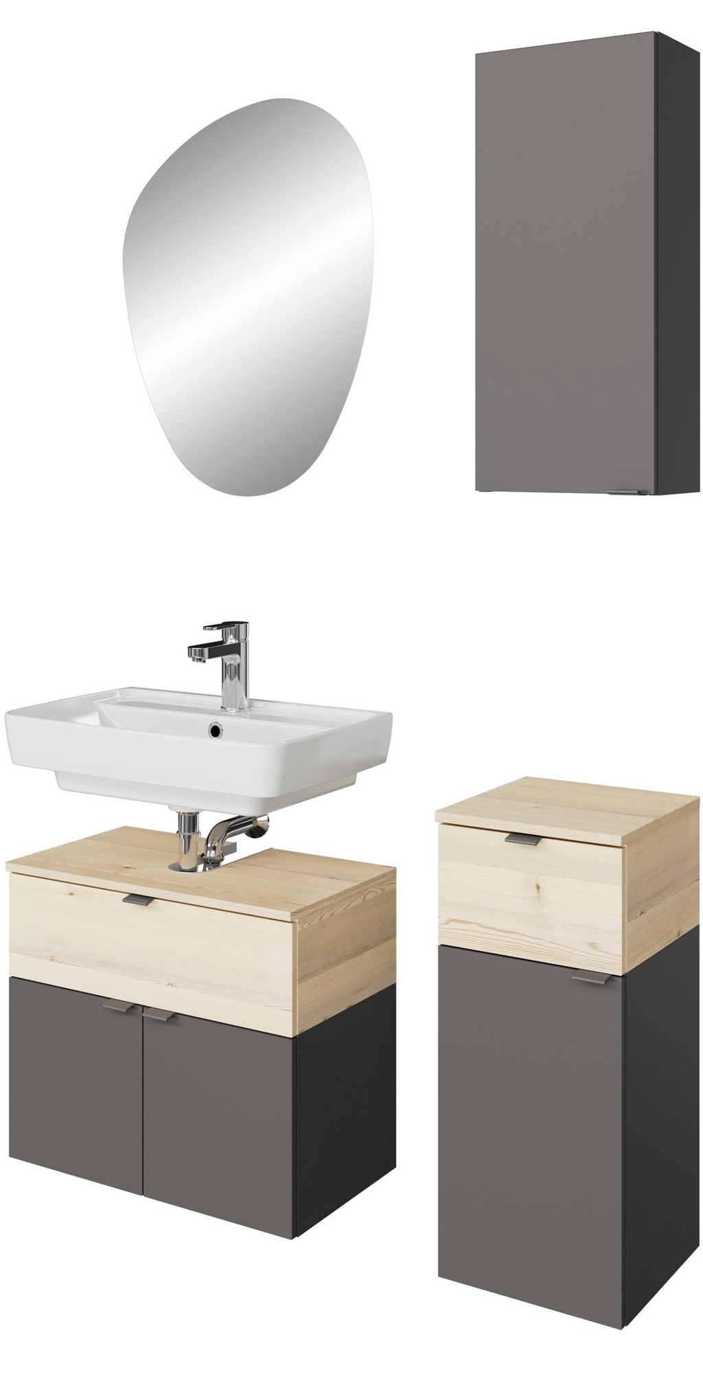 Bild von Saphir Badmöbel-Set "Quickset 394", (Komplett-Set, 4 St.)