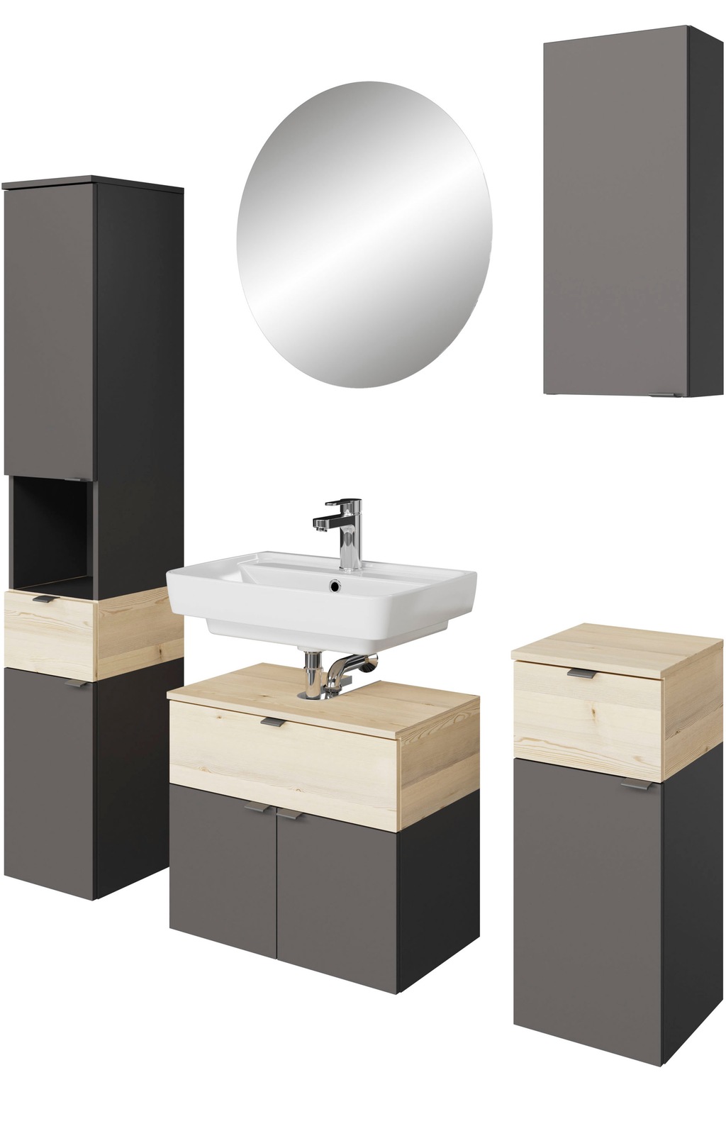 Bild von Saphir Badmöbel-Set "Quickset 394", (Komplett-Set, 5 St.)