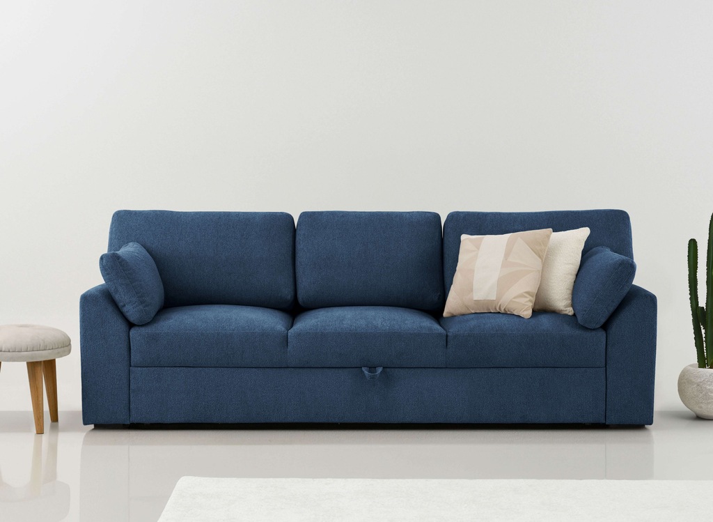 Bild von Home affaire 3-Sitzer "Citry Schlafsofa", Breite 233 cm, Chenille, mit Bettfunktion, Liegefläche 144x190 cm