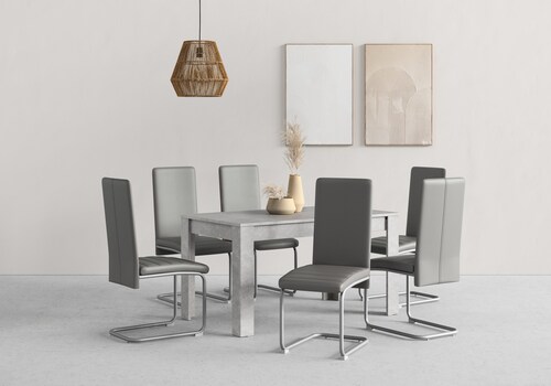 Bild von Home affaire Essgruppe »Genua«, (7 tlg.), Tisch - Breite 140 cm + 6 Stühle