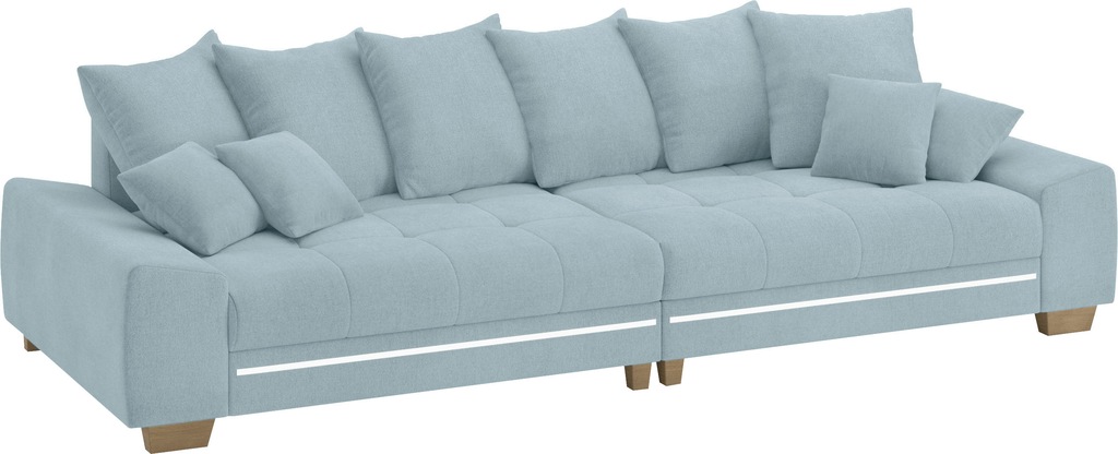 Bild von Mr. Couch Big-Sofa "Nikita II", mit RGB-LED Beleuchtung, wahlweise mit Kaltschaum