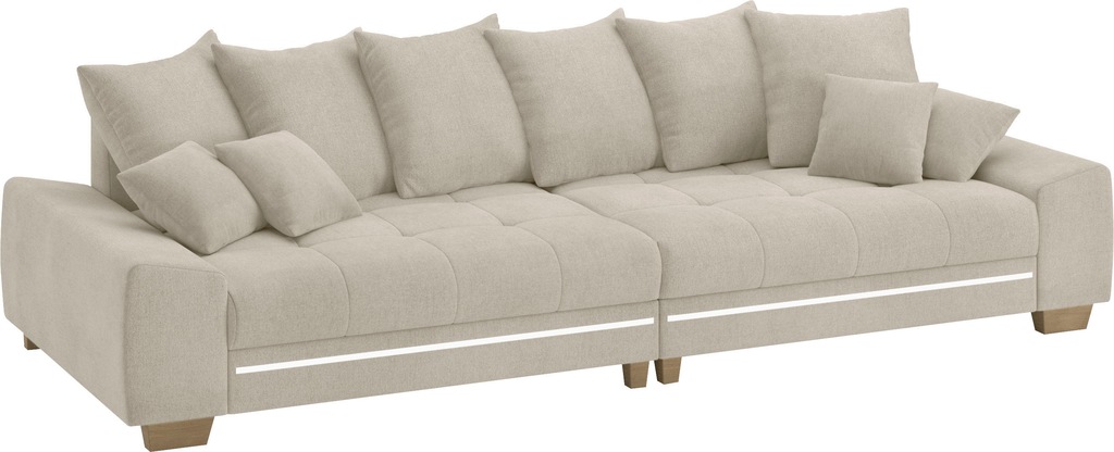 Bild von Mr. Couch Big-Sofa "Nikita II", mit RGB-LED Beleuchtung, Kaltschaumpolsterung bis 140 kg belastbar