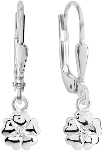 Bild von Firetti Paar Ohrhänger »Schmuck Geschenk Silber 925 Ohrschmuck Ohrringe Herzen«, mit Zirkonia (synth.)