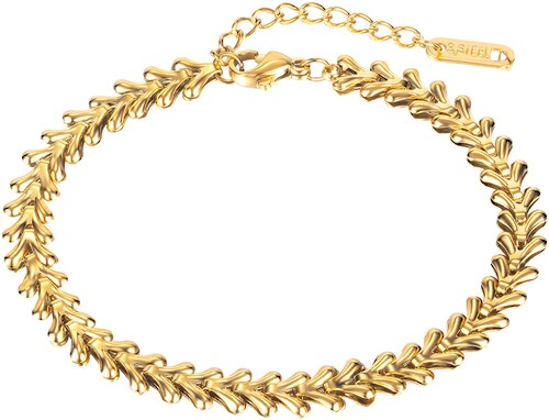 Bild von Firetti Armband »Schmuck Geschenk Edelstahl Armschmuck Herzkettengliederung Liebe«