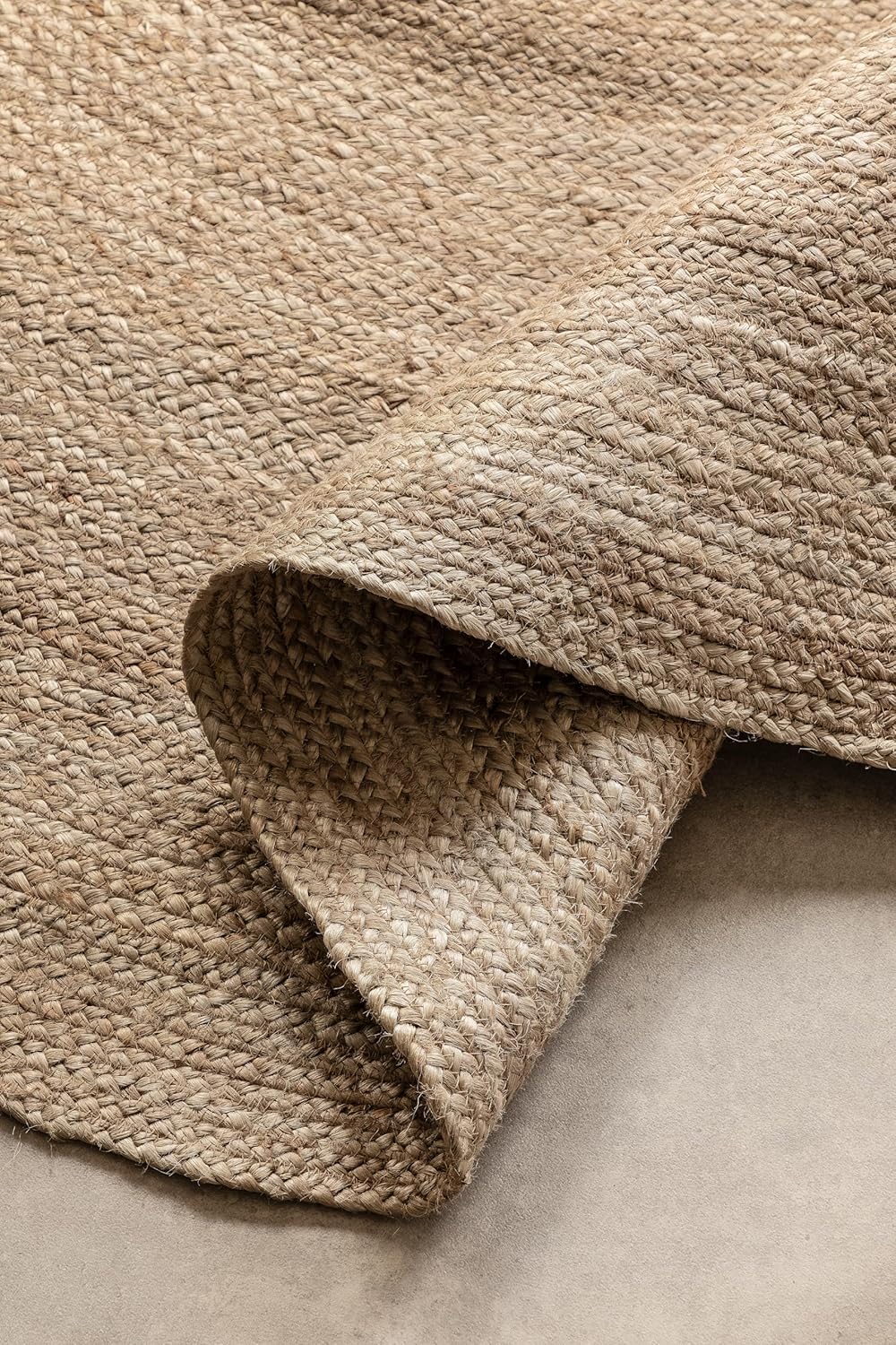 Bild von Hanse Home Jute Teppich Rangpur Rund – Natur Wohnzimmerteppich - Handgewebt & Umweltfreundlich – Boho Naturfaser Juteteppich für Wohnzimmer, Schlafzimmer, Esszimmer, Flur, Küche – Na