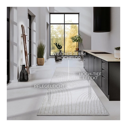 Bild von ELLE DECORATION Hochflor-Teppich Pigment – Kuschelige Eleganz für Ihr Zuhause