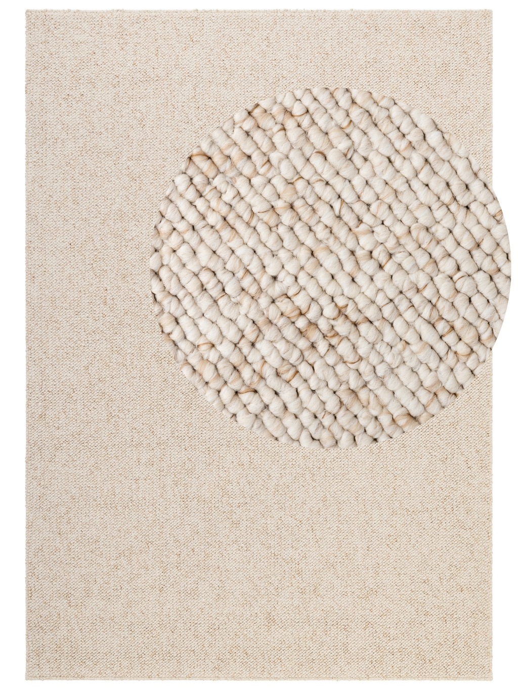 Bild von ELLE DECORATION Teppich "Rocco", rechteckig, 10 mm Höhe, Nachhaltig, waschbar, Wohnzimmer, Esszimmer, Flur, Boho, Skandi