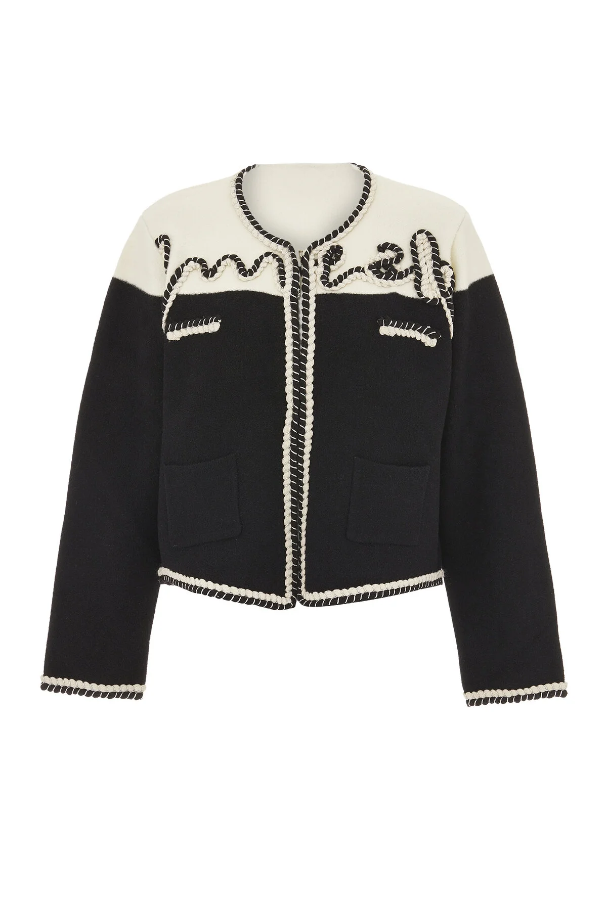 Bild von CHANI Strickjacke Schwarz Regular Fit für Damen - M