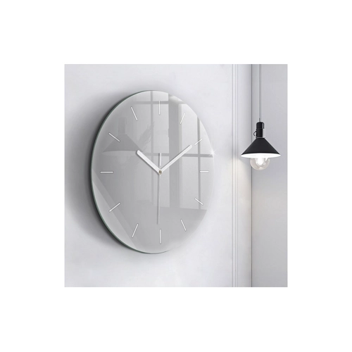 Bild von Tulup Wanduhr aus gehärtetem Glas – 60 cm